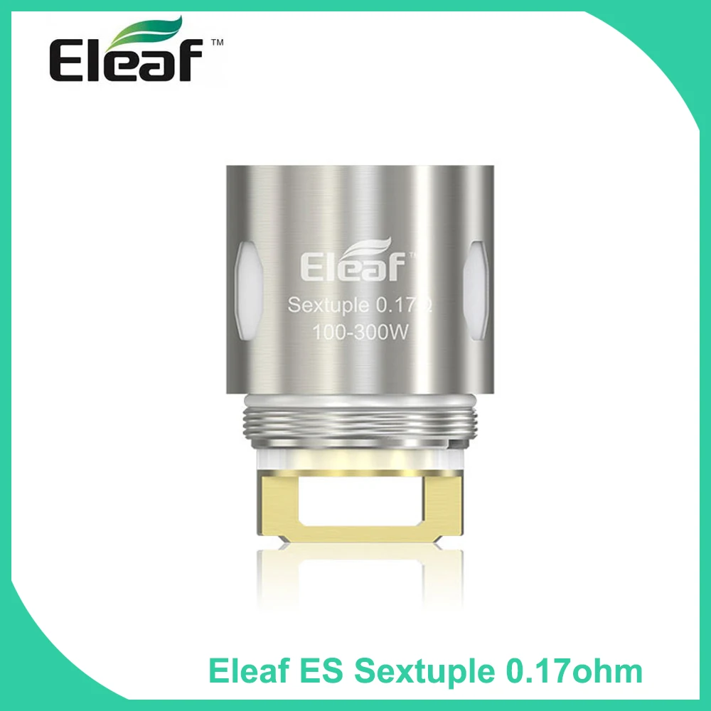 Eleaf ES Sextuple-0.17ohm Head Eleaf coil replacement coil for Eleaf Melo 300 Sub-Ohm Tank Electronic Cigarette Vapor
Eleaf ES Sextuple-0.17ohm Head Eleaf coil replacement coil for Eleaf Melo 300 Sub-Ohm Tank Electronic Cigarette Vapor