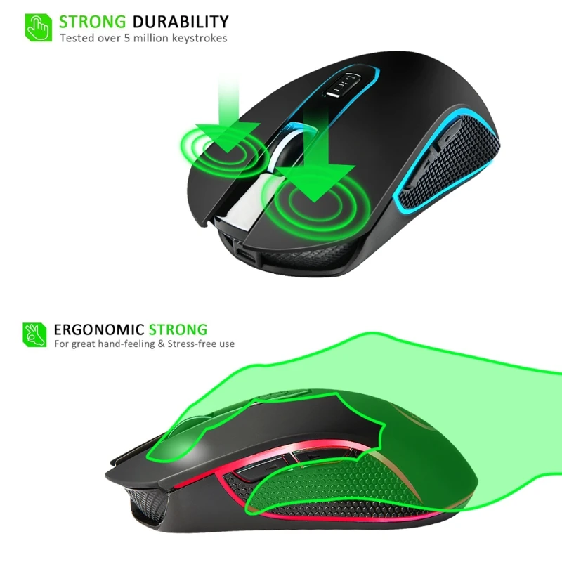 2.4G 6 Buttons Rechargeable Battery 2400DPI Gaming Wireless Mouse Mice PC Laptop
2.4G 6 Buttons Rechargeable Battery 2400DPI Gaming Wireless Mouse Mice PC Laptop