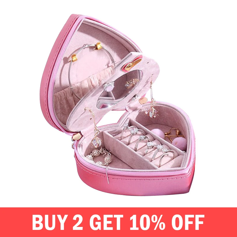 Women Fashion Makeup Organizer Beauty Jewellery Necklace Ring Container Travel Cosmetics Case With Mirror Wholesale Accessories
Women Fashion Makeup Organizer Beauty Jewellery Necklace Ring Container Travel Cosmetics Case With Mirror Wholesale Accessories