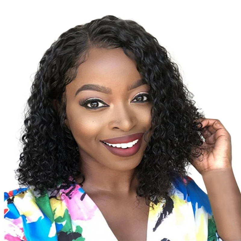 40cm Black Short Full Curly Synthetic Lace Wig Wave Lace Front Human Hair Wigs For Brazilian Remy Hair Extentions
40cm Black Short Full Curly Synthetic Lace Wig Wave Lace Front Human Hair Wigs For Brazilian Remy Hair Extentions