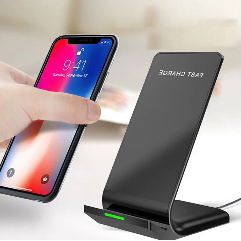 Wireless Charger 10W High Power Fast Charge Vertical Desktop Quick Charge 3.0 For Iphone X Huawei P20 Qi Wireless Charger
Wireless Charger 10W High Power Fast Charge Vertical Desktop Quick Charge 3.0 For Iphone X Huawei P20 Qi Wireless Charger