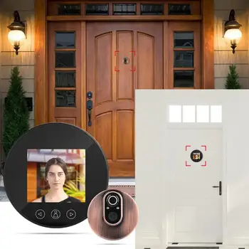 720P HD Video Round Safety Door Viewer Doorbell 3.2 Inches Intelligent Electronic doorviewer door bell set
720P HD Video Round Safety Door Viewer Doorbell 3.2 Inches Intelligent Electronic doorviewer door bell set