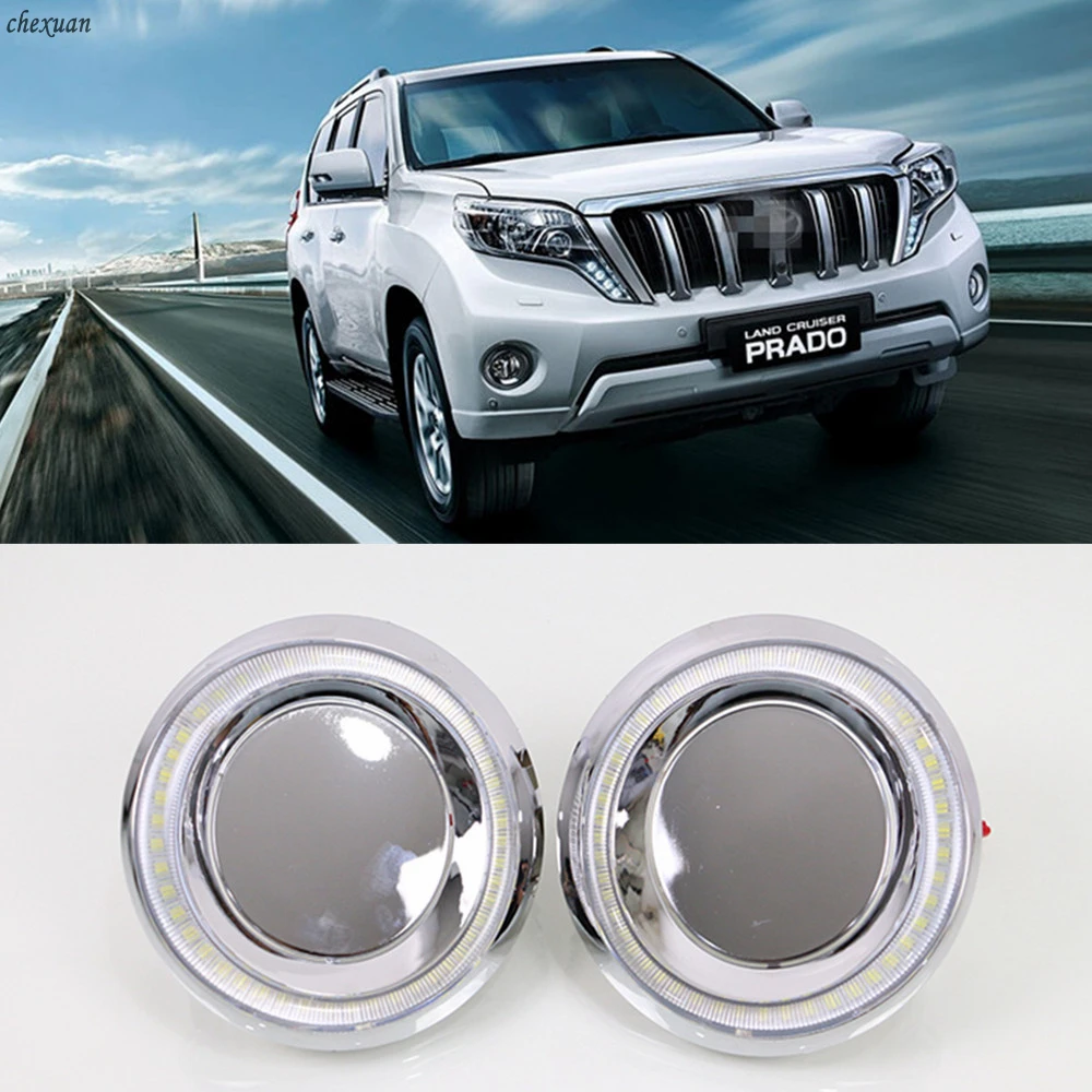 CSCSNL 1 set 12v LED Daytime Running Light ABS fog lamp cover with Yellow Turning Signal For Toyota Prado FJ150 LC150 2014 2015
CSCSNL 1 set 12v LED Daytime Running Light ABS fog lamp cover with Yellow Turning Signal For Toyota Prado FJ150 LC150 2014 2015