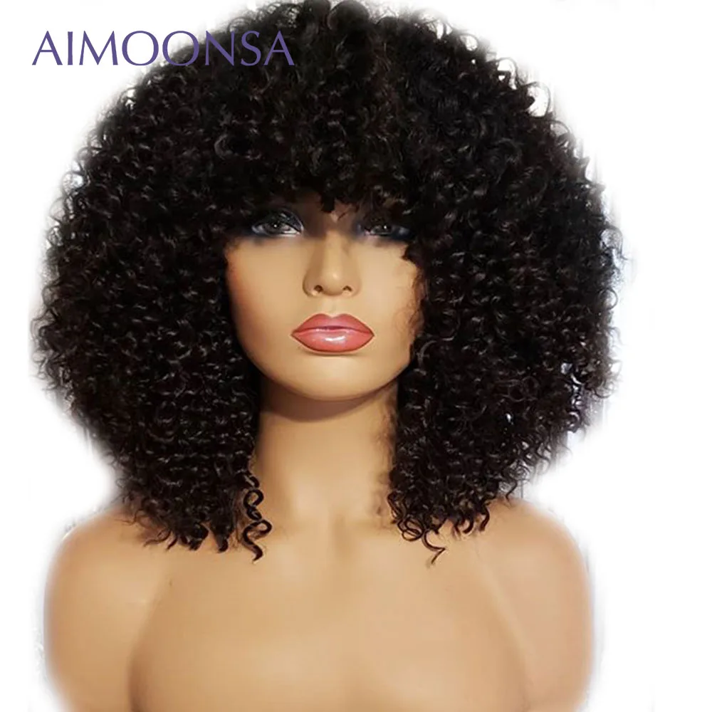 Afro Kinky Curly 13*6 Lace Front Wig With Baby Hair Mongolian Remy Hair 250 density Wigs Bleached Knots Wigs For WomenAimoonsa
Afro Kinky Curly 13*6 Lace Front Wig With Baby Hair Mongolian Remy Hair 250 density Wigs Bleached Knots Wigs For WomenAimoonsa