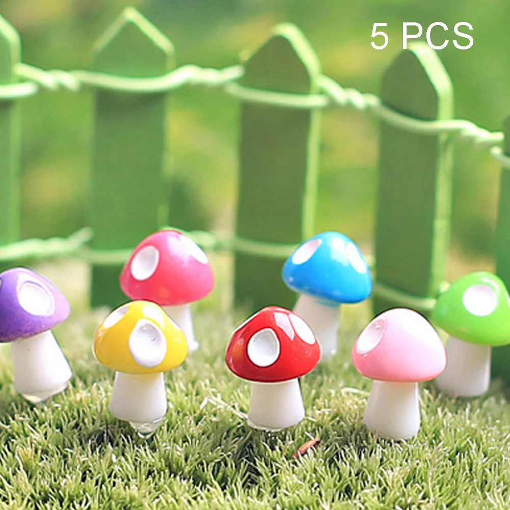 5PCS/Set Decor Miniature Toadstool Mushroom Decorations Crafts Landscape Moss RFID Blocking Mini DIY Fairy Garden Terrarium
5PCS/Set Decor Miniature Toadstool Mushroom Decorations Crafts Landscape Moss RFID Blocking Mini DIY Fairy Garden Terrarium