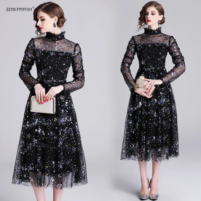 ZP6509 - Actual Spot Shot New Type of Women's Littleneck Lotus Leaf Edge Long Sleeve Slim Mesh Dresses in 2019
ZP6509 - Actual Spot Shot New Type of Women's Littleneck Lotus Leaf Edge Long Sleeve Slim Mesh Dresses in 2019