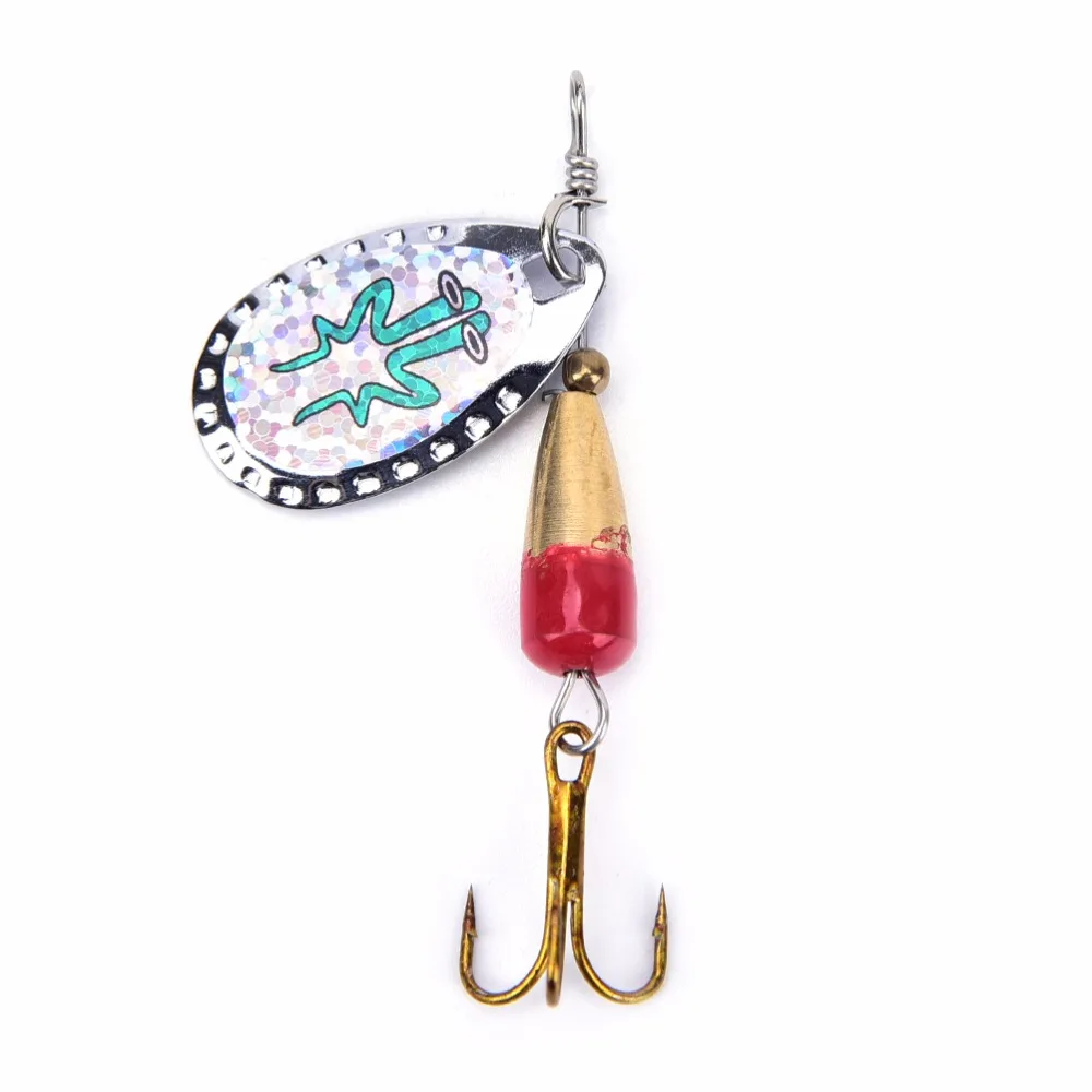 5.7g Fishing Tackle Rotate sequins Spinner Lure Fishing Lures Artificial Baits Metal Bionic Fish Hook 9cm
5.7g Fishing Tackle Rotate sequins Spinner Lure Fishing Lures Artificial Baits Metal Bionic Fish Hook 9cm