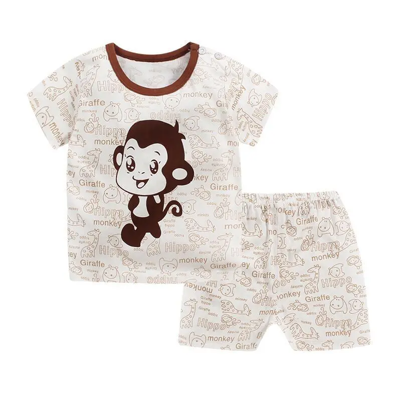 Girls Clothing Sets Cotton Short Sleeved Toddler Girls Summer Clothing Cute Baby Girls Clothing Sets Newborn Infant Kids 2Pcs Sport Suits 8
