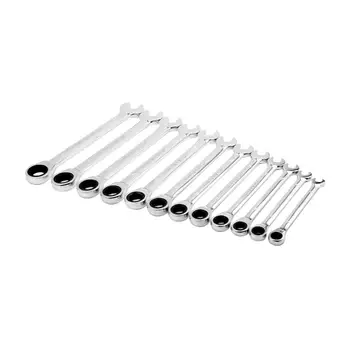 12pcs 8-19mm Metric Ratchet Wrench Set Flexible Head Combination Wrench Gear Spanner 72 Teeth Ratcheting Wrench Kit Hand Tools
12pcs 8-19mm Metric Ratchet Wrench Set Flexible Head Combination Wrench Gear Spanner 72 Teeth Ratcheting Wrench Kit Hand Tools