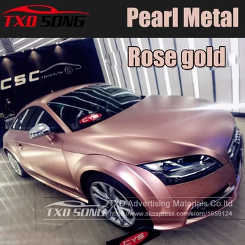 New Arrival Chrome metallic matte ROSE GOLD Vinyl Wrap Film Satin Metallic ROSE GOLD Car Body Wrapping Foil Car Sticker
New Arrival Chrome metallic matte ROSE GOLD Vinyl Wrap Film Satin Metallic ROSE GOLD Car Body Wrapping Foil Car Sticker