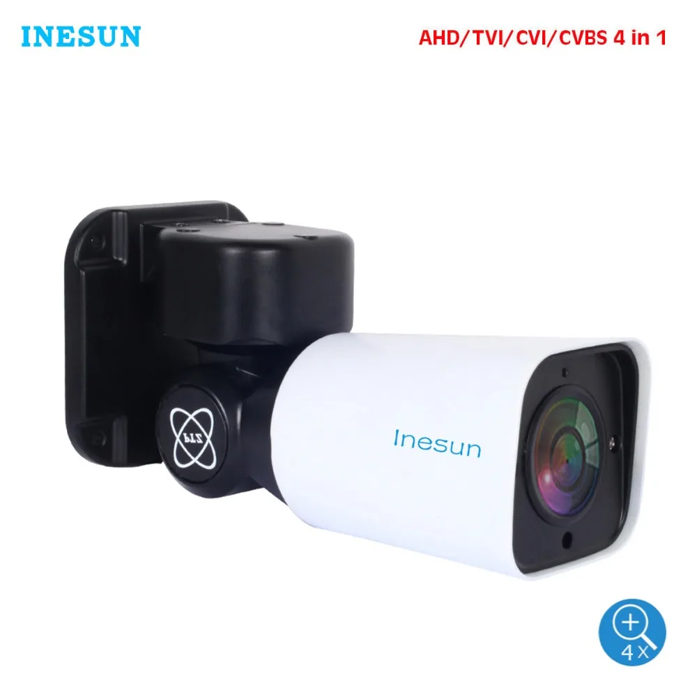Inesun 2MP/5MP HD AHD PTZ Camera Mini PTZ Bullet Camera 2688x1944P 4X Optical Zoom Outdoor CCTV Camera Support RS485 UTC
Inesun 2MP/5MP HD AHD PTZ Camera Mini PTZ Bullet Camera 2688x1944P 4X Optical Zoom Outdoor CCTV Camera Support RS485 UTC