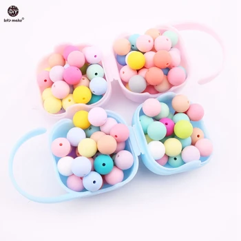 Let's make Silicone Beads baby teething 100pc teether beads 12- 20mm Food Grade Nursing Chewing Round Silicone Beads teether
Let's make Silicone Beads baby teething 100pc teether beads 12- 20mm Food Grade Nursing Chewing Round Silicone Beads teether