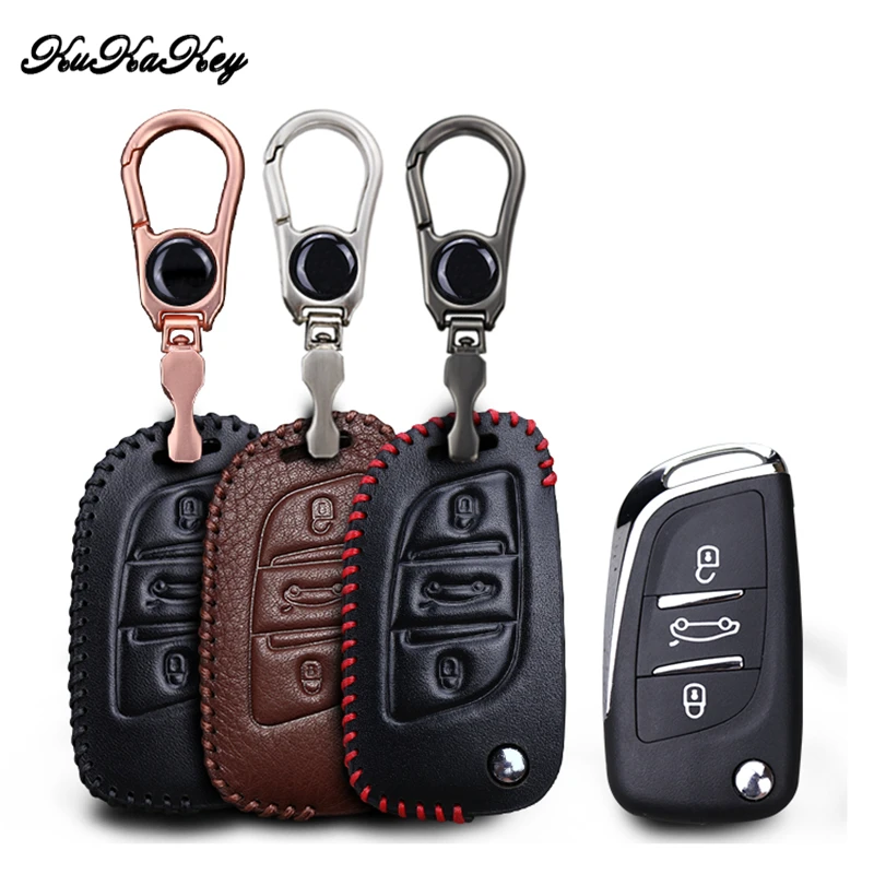 KUKAKEY Leather Car Key Cover Case For Peugeot 206 207 301 306 307 Sw 308 407 408 507 508 2008 3008 Car Styling Accessories
KUKAKEY Leather Car Key Cover Case For Peugeot 206 207 301 306 307 Sw 308 407 408 507 508 2008 3008 Car Styling Accessories