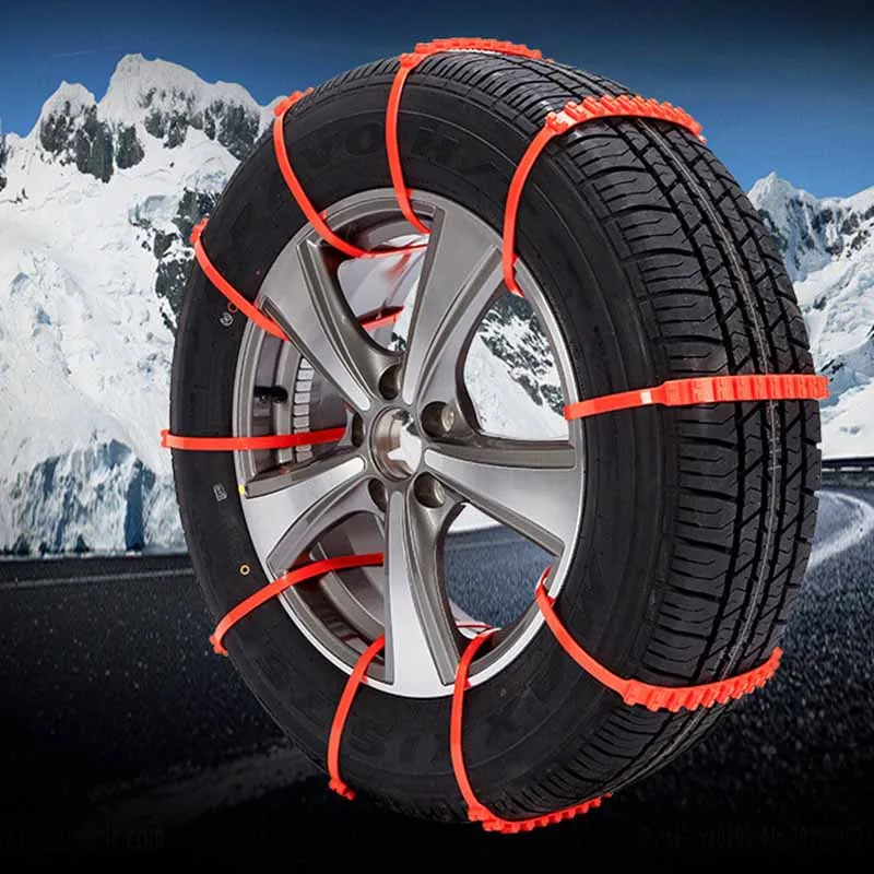 10PCS Car Truck Snow Anti-skid Tire Chains Universal Vehicles Wheel Antiskid Chain TPU fit Tire Width 175-295 For Road Safety
10PCS Car Truck Snow Anti-skid Tire Chains Universal Vehicles Wheel Antiskid Chain TPU fit Tire Width 175-295 For Road Safety