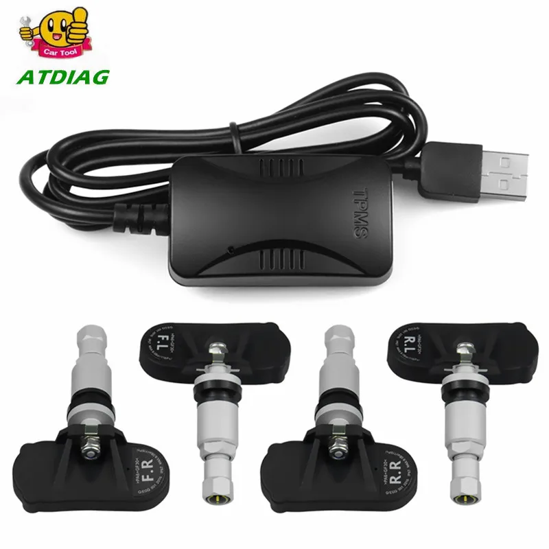 USB Android TPMS Car Tire Pressure Monitor with 4 External Sensors 116 psi Monitoring Alarm System 5V Wireless Transmission TPMS
USB Android TPMS Car Tire Pressure Monitor with 4 External Sensors 116 psi Monitoring Alarm System 5V Wireless Transmission TPMS