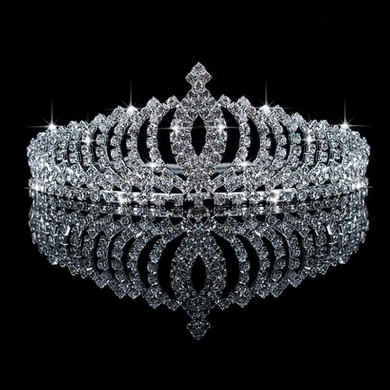 Wedding Bridal Crystal Tiara Crowns Princess Queen Pageant Prom Rhinestone Veil Tiara Headband Wedding Hair Accessory
Wedding Bridal Crystal Tiara Crowns Princess Queen Pageant Prom Rhinestone Veil Tiara Headband Wedding Hair Accessory