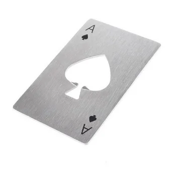 200pcs Stylish Poker Playing Card Ace of Spades Bar Tool Stainless Steel Soda Beer Bottle Cap Opener Gift WA2068
200pcs Stylish Poker Playing Card Ace of Spades Bar Tool Stainless Steel Soda Beer Bottle Cap Opener Gift WA2068