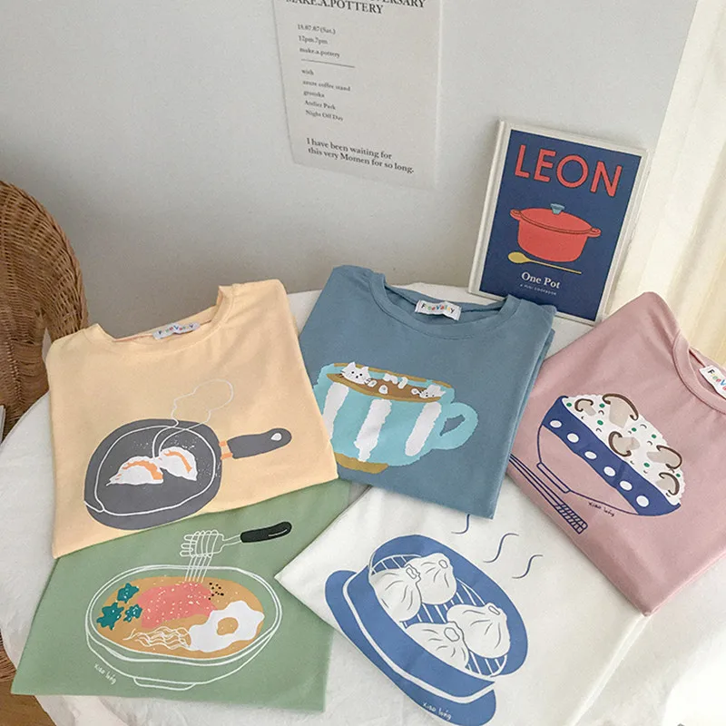 4 colors 2019 Summer women tops korean style japanese cartoon print short sleeve t-shirts womens tee shirt femme (F3734)
4 colors 2019 Summer women tops korean style japanese cartoon print short sleeve t-shirts womens tee shirt femme (F3734)