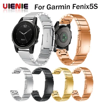 Watch Band Luxurious 20mm Easy Fit wristband for Garmin Fenix 5S watchband strap Stainless steel GPS Quick Install bands belt
Watch Band Luxurious 20mm Easy Fit wristband for Garmin Fenix 5S watchband strap Stainless steel GPS Quick Install bands belt
