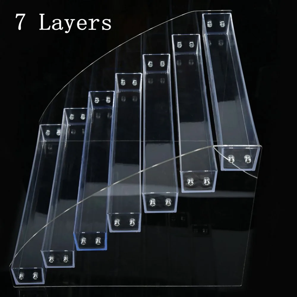 1 Pc 2-7layers Removable Rack Acrylic Clear Nail Polish Cosmetic Varnish Display Stand Holder Manicure Tool Organizer Storage
1 Pc 2-7layers Removable Rack Acrylic Clear Nail Polish Cosmetic Varnish Display Stand Holder Manicure Tool Organizer Storage