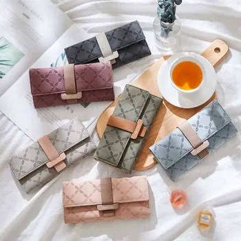 Womens Wallets Purses Plaid PU Leather Long Wallet Hasp Phone Bag Money Coin Pocket Card Holder Female Wallet Purse T708
Womens Wallets Purses Plaid PU Leather Long Wallet Hasp Phone Bag Money Coin Pocket Card Holder Female Wallet Purse T708