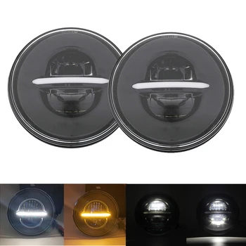 WZJOO For Jeep TJ JK 7 Inch LED Headlight Head light lamps H4 - H13 7" 50W white halo Headlight lamp with DRL For Lada 4x4
WZJOO For Jeep TJ JK 7 Inch LED Headlight Head light lamps H4 - H13 7" 50W white halo Headlight lamp with DRL For Lada 4x4