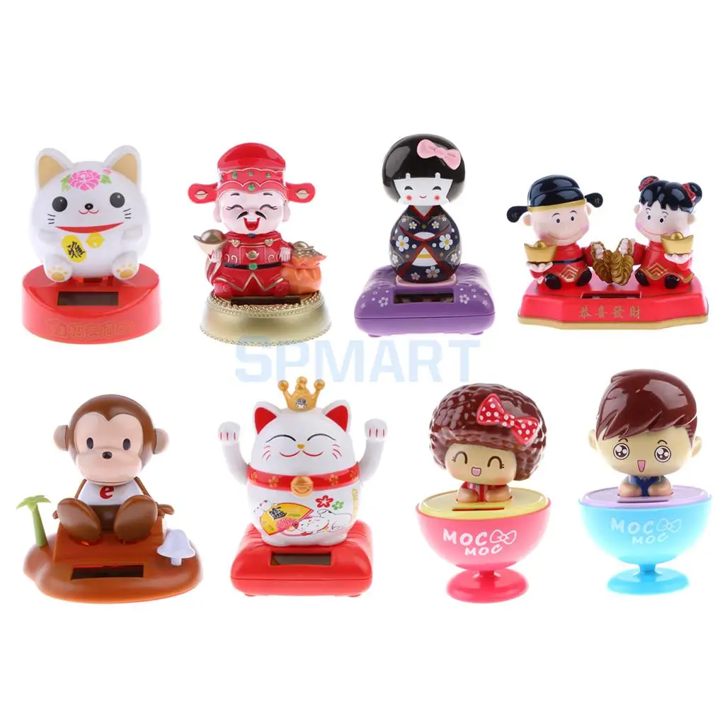 Cute Solar Powered Rotatable Dancing Bobble Head Toy Home Office Desk Car Ornaments Decoration Kids Chrismas Gift
Cute Solar Powered Rotatable Dancing Bobble Head Toy Home Office Desk Car Ornaments Decoration Kids Chrismas Gift
