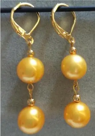 Wholesale price ^^^ Fashion 10-9MM AAA PERFECT south sea gold yellow pearl earrings
Wholesale price ^^^ Fashion 10-9MM AAA PERFECT south sea gold yellow pearl earrings