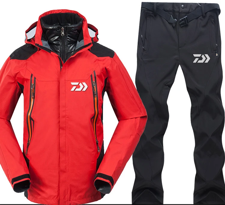 2022 брендовая одежда для рыбалки Daiwa Мужские дышащие ветрозащитные штаны и куртка