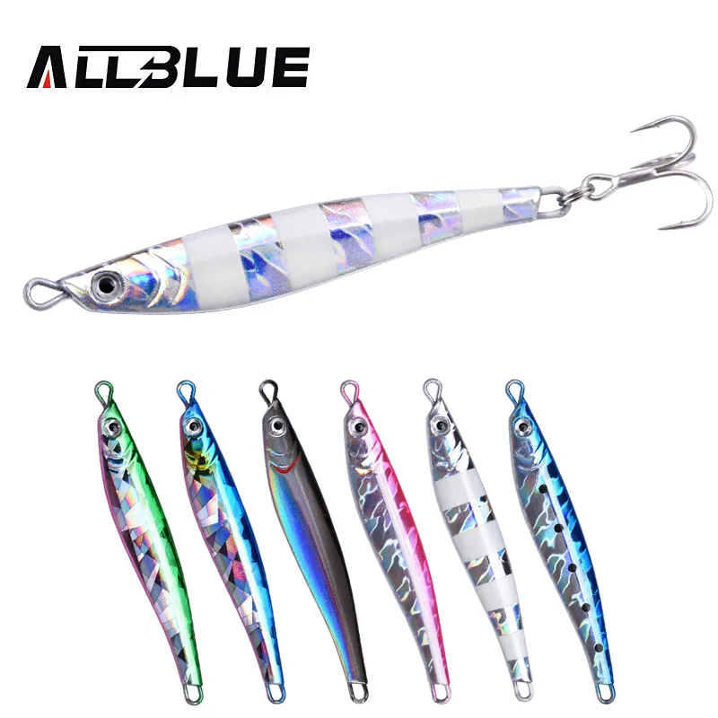 ALLBLUE SAURY Metal Jigging Spoon Artificial Bait Boat Fishing Cast Jig Lures Super Hard Lead Fish Shore Casting Fishing Lures
ALLBLUE SAURY Metal Jigging Spoon Artificial Bait Boat Fishing Cast Jig Lures Super Hard Lead Fish Shore Casting Fishing Lures