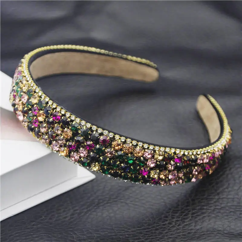 Fashion Tiara Luxury Baroque Crown Tiara Full Rhinestone Shine Handmade Wide Hairbands Wedding Hair Jewelry Women Headband
Fashion Tiara Luxury Baroque Crown Tiara Full Rhinestone Shine Handmade Wide Hairbands Wedding Hair Jewelry Women Headband