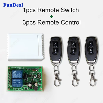 433Mhz Universal Wireless Remote Control Switch AC 240V 110V 220V 2CH Relay Receiver Module With 3pcs RF 433 Mhz Remote Controls
433Mhz Universal Wireless Remote Control Switch AC 240V 110V 220V 2CH Relay Receiver Module With 3pcs RF 433 Mhz Remote Controls