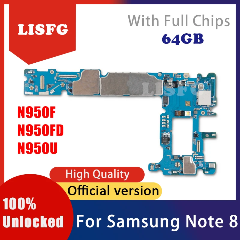 For Samsung Galaxy Note 8 N950F N950FD N950U Motherboard,Unlocked Logic Board For Galaxy Note 8 N950F N950FD N950U With Chips
For Samsung Galaxy Note 8 N950F N950FD N950U Motherboard,Unlocked Logic Board For Galaxy Note 8 N950F N950FD N950U With Chips