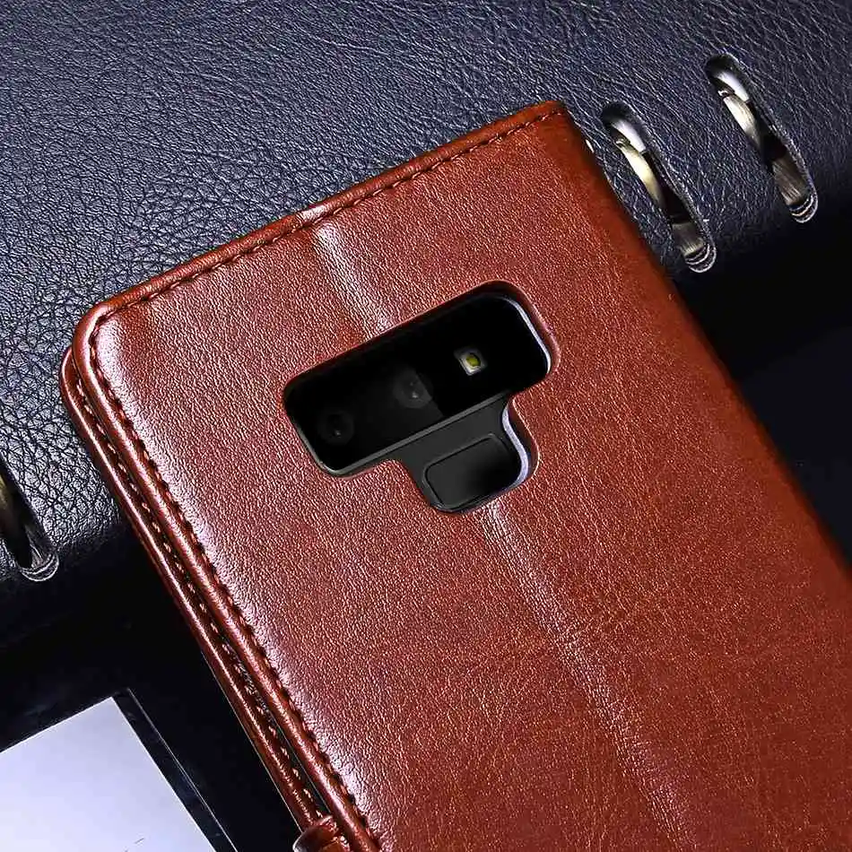 TOMKAS Wallet Case For Samsung Galaxy Note 9 Case Business Leather PU Case For Samsung S8 S9 Plus S7 Edge Note 8 Coque