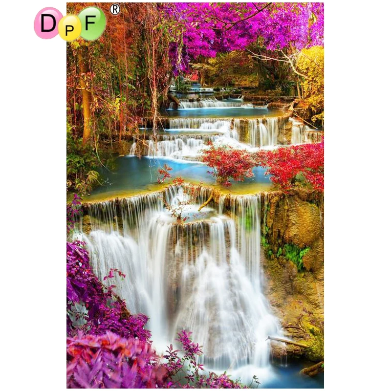 DPF DIY Gift 5D full Round Diamond Painting Magic Cube Cross Stitch waterfall woods view Diamond Embroidery crafts Mosaic Decor
DPF DIY Gift 5D full Round Diamond Painting Magic Cube Cross Stitch waterfall woods view Diamond Embroidery crafts Mosaic Decor