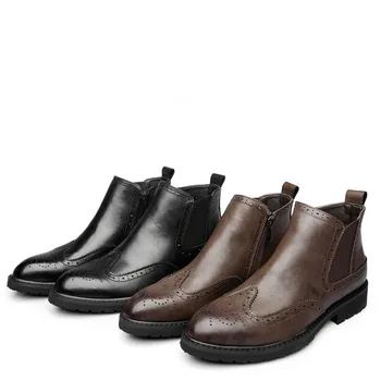 Man Booties Spring Leather High Quality Work Casual Brand Mens Boots #MXZ811661 
Man Booties Spring Leather High Quality Work Casual Brand Mens Boots #MXZ811661
