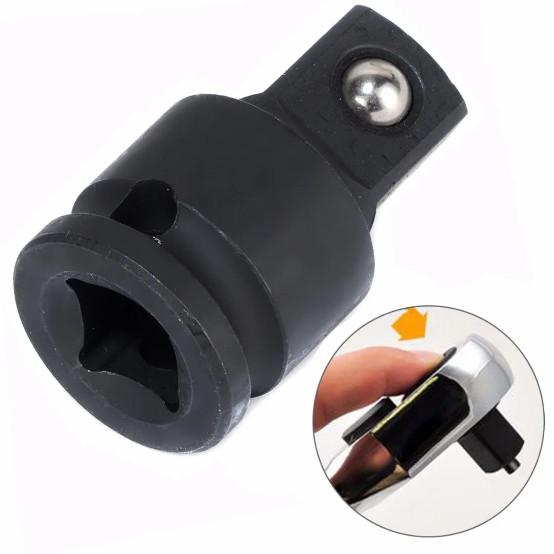 1pc 3/8 to 1/2 inch Drive Socket Reducer Air Impact Heavy Duty Ratchet Adapter Wrench Adapter Hand Tools Set Mayitr