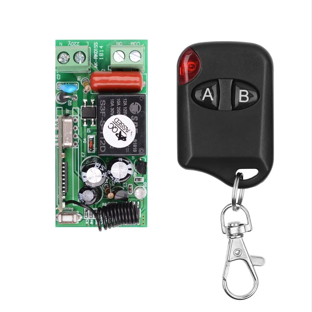 High Quality New Wireless Remote Control Light Switch 10A Relay Output Radio DC 12V Two-Button
High Quality New Wireless Remote Control Light Switch 10A Relay Output Radio DC 12V Two-Button