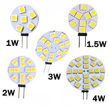 10pcs/lot G4 LED Lamp 1W 1.5W 2W 3W 4W 5050SMD Spotlight Corn Bulb Car Boat Truck Cabinet Automotive Light 12V 6/9/15/12/24 LEDs
10pcs/lot G4 LED Lamp 1W 1.5W 2W 3W 4W 5050SMD Spotlight Corn Bulb Car Boat Truck Cabinet Automotive Light 12V 6/9/15/12/24 LEDs