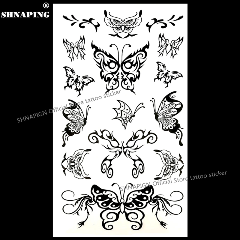 SHNAPIGN Body Art Large Butterfly Fairy Temporary Body Art Flash Tattoo Sticker 10*17cm Waterproof Henna Fake Tatoo Wall Sticker
SHNAPIGN Body Art Large Butterfly Fairy Temporary Body Art Flash Tattoo Sticker 10*17cm Waterproof Henna Fake Tatoo Wall Sticker