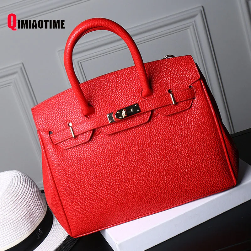 

2018 New Luxury PU Platinum Bag Europe and The United States Fashion Handbag Litchi Pattern Shoulder Diagonal Bag Woman Bag