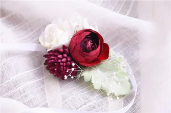 Handmade Succulent Peony Artificial Flower Wedding bouquet Bride wrist flower Bridesmaid sisterWrist
Handmade Succulent Peony Artificial Flower Wedding bouquet Bride wrist flower Bridesmaid sisterWrist