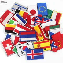 אירופאי האיחוד האירופי פולין תוחלת צרפת דגלי תיקון תגי מורל טקטי מקל על מדבקות עבור כובע תרמיל בד קישוט(China)