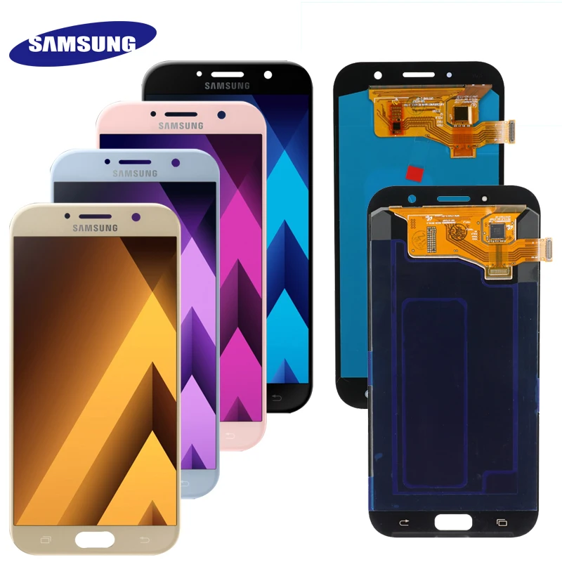 5.7''Super AMOLED Phones Display For Samsung Galaxy A7 2017 A720 A720F A720M LCD Touch Screen Digitizer Assembly LCD Replacement
5.7''Super AMOLED Phones Display For Samsung Galaxy A7 2017 A720 A720F A720M LCD Touch Screen Digitizer Assembly LCD Replacement