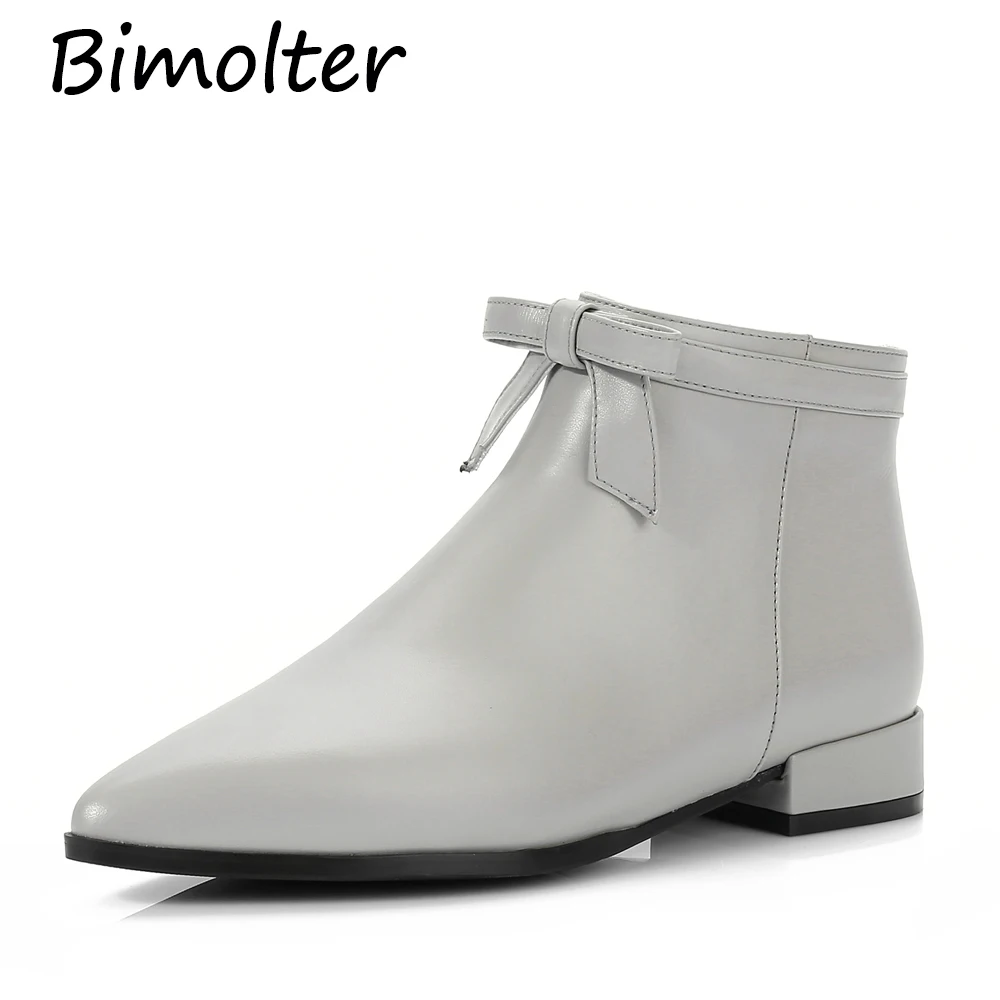Bimolter 2019 New Women ankle boots cow leather zippers Grey color slip on spring bow-tied high heels women riding boots NB087
Bimolter 2019 New Women ankle boots cow leather zippers Grey color slip on spring bow-tied high heels women riding boots NB087