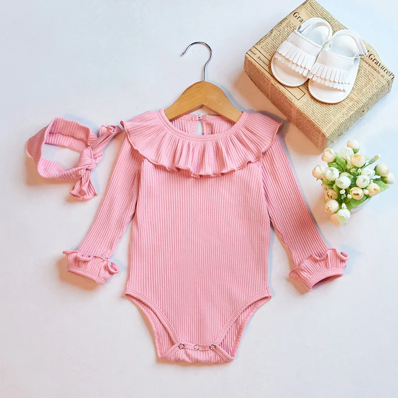 Baby Girl Clothes One-pieces Jumpsuits + Headband Long Sleeves Baby clothing Infant Girl Clothes Cotton Baby Rompers
Baby Girl Clothes One-pieces Jumpsuits + Headband Long Sleeves Baby clothing Infant Girl Clothes Cotton Baby Rompers