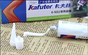 5pcs Kafuter 100g K-5211 thermal grease graphics card cooling thermal silica LED lamp beads special glue good insulation white
5pcs Kafuter 100g K-5211 thermal grease graphics card cooling thermal silica LED lamp beads special glue good insulation white