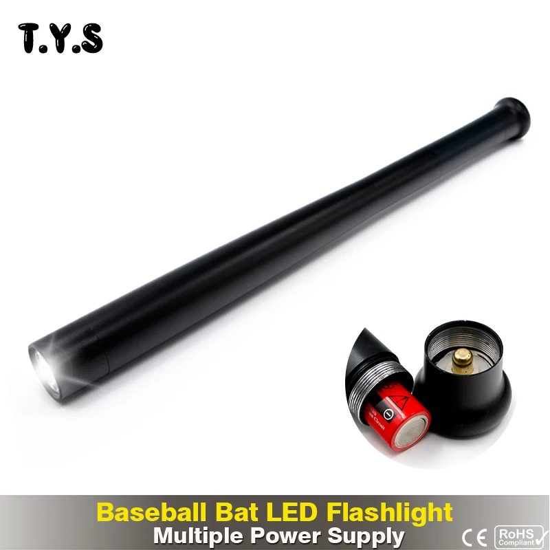 Tactical Baseball Bat LED Flashlight IP65 Super Bright Baton Aluminium Alloy Emergency and Self Defense Battery Camping Hiking
Tactical Baseball Bat LED Flashlight IP65 Super Bright Baton Aluminium Alloy Emergency and Self Defense Battery Camping Hiking