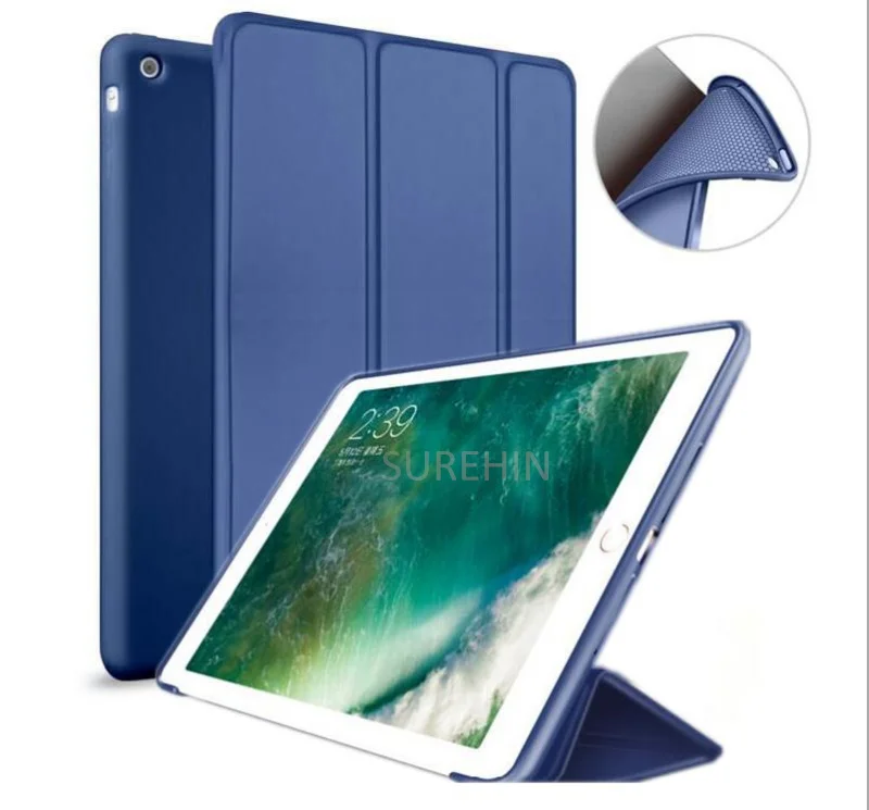 SUREHIN protect magnetic soft tpu silicone leather case for apple ipad mini 3 2 1 smart cover for ipad mini 1 2 3 case sleeve 4
