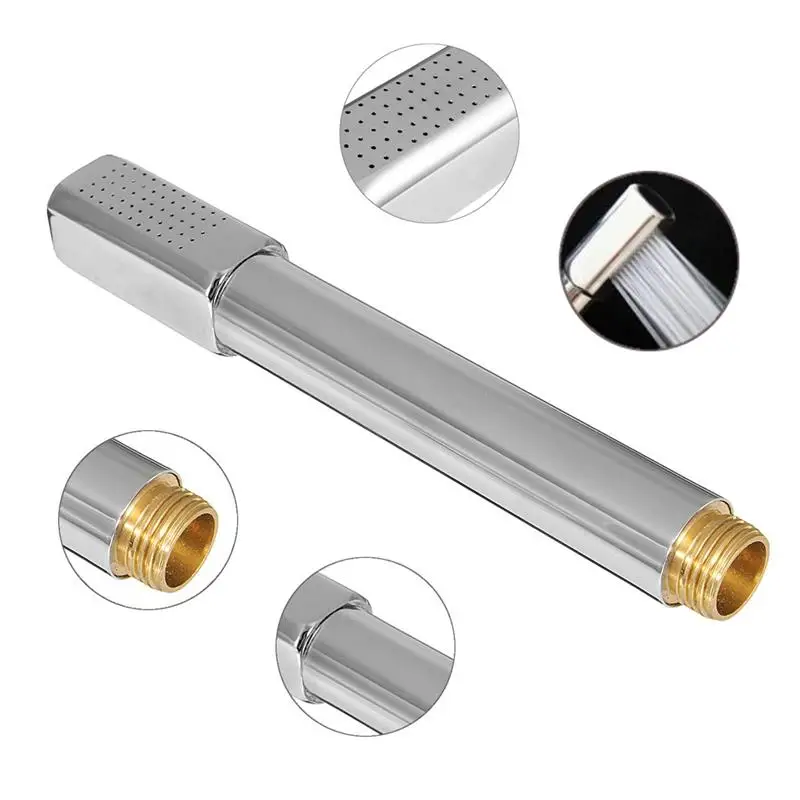Chrome Plate Brass Square Shower Water Saving Handheld Bathroom Shower Head Bath Water Shower Sprayer Nozzle
Chrome Plate Brass Square Shower Water Saving Handheld Bathroom Shower Head Bath Water Shower Sprayer Nozzle
